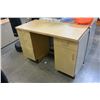 Image 1 : MAPLE 3 PIECE DESK
