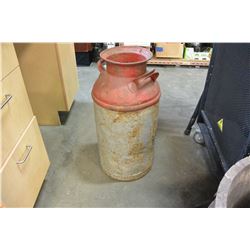 LARGE METAL MILK CAN