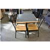 Image 1 : PUB TABLE AND FOUR CHAIRS