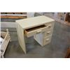 Image 2 : PAINTED WHITE SINGLE PEDASTEL DESK