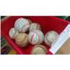 Image 1 : TRAY OF BASEBALLS