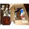Image 1 : BOX OF CARVINGS AND ESTATE GOODS