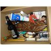 Image 2 : BOX OF CARVINGS AND ESTATE GOODS