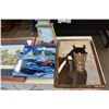 Image 3 : LEATHER HORSE WALL HANGING FRAMED PICTURE AND SEA PLAQUE AND FRAME
