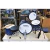 Image 1 : FIRST ACT KIDS DRUM SET WITH STOOL AND DRUMSTICKS