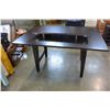Image 3 : BROWN DINING TABLE WITH LEAF