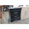 Image 2 : PAIR OF NEW AVENZA BLACK NIGHTSTANDS RETAIL $249 EACH