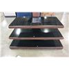 Image 2 : BRAND NEW MODERN WOOD FINISH AND GLASS 3 IN 1 TV STAND FOR TVS UP TO 52 INCHES,