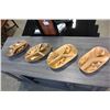 Image 1 : CARVED WOOD ANIMALS AND TRAYS