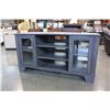 Image 1 : BRAND NEW MODERN GREY TV STANDWITH 2 GLASS DOORS