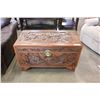 Image 1 : VINTAGE CARVED EASTERN CANFOR TRUNK