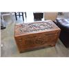 Image 3 : VINTAGE CARVED EASTERN CANFOR TRUNK