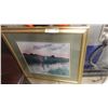 Image 1 : FRAMED RIVER SCENE PRINT