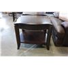 Image 2 : PAIR OF MAHOGANY FINISH SOMERTON ENDTABLES
