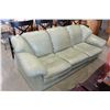 Image 1 : OLIVE LEATHER SOFA