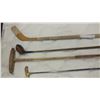 Image 2 : VINTAGE POLO STICK AND TWO GOLF CLUBS AND HOCKEY STICK