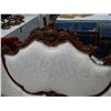 Image 3 : REPRODUCTION CARVED ANTIQUE SYTLE SOFA 8 AND 1/2 FEET LONG