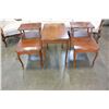 Image 1 : 2 FRENCH PROVINCIAL STEP ENDTABLES AND FRENCH PROVINCIAL ENDTABLE