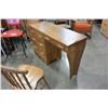 Image 2 : MAPLE FOUR DRAWER DESK WITH CHAIR