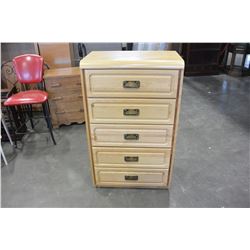 SHERMAG MAPS 5 DRAWER HIGHBOY DRESSER