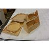 Image 1 : LOT OF 5 HANDCRAFTED UNPAINTED TRAYS AND BOXES