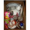 Image 1 : BOX OF ESTATE GLASSWARE AND CHINA