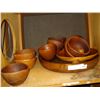 Image 1 : LOT OF WOOD BOWLS