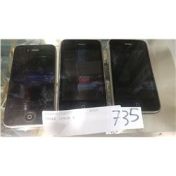 IPHONE 4, AND 2 IPHONE 3GS