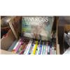 Image 2 : BOX OF DVDS RECORDS AND VIDEOGAMES