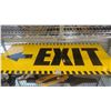 Image 1 : METAL EXIT SIGN