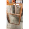 Image 1 : ANTIQUE WINDOW FRAMED MIRROR