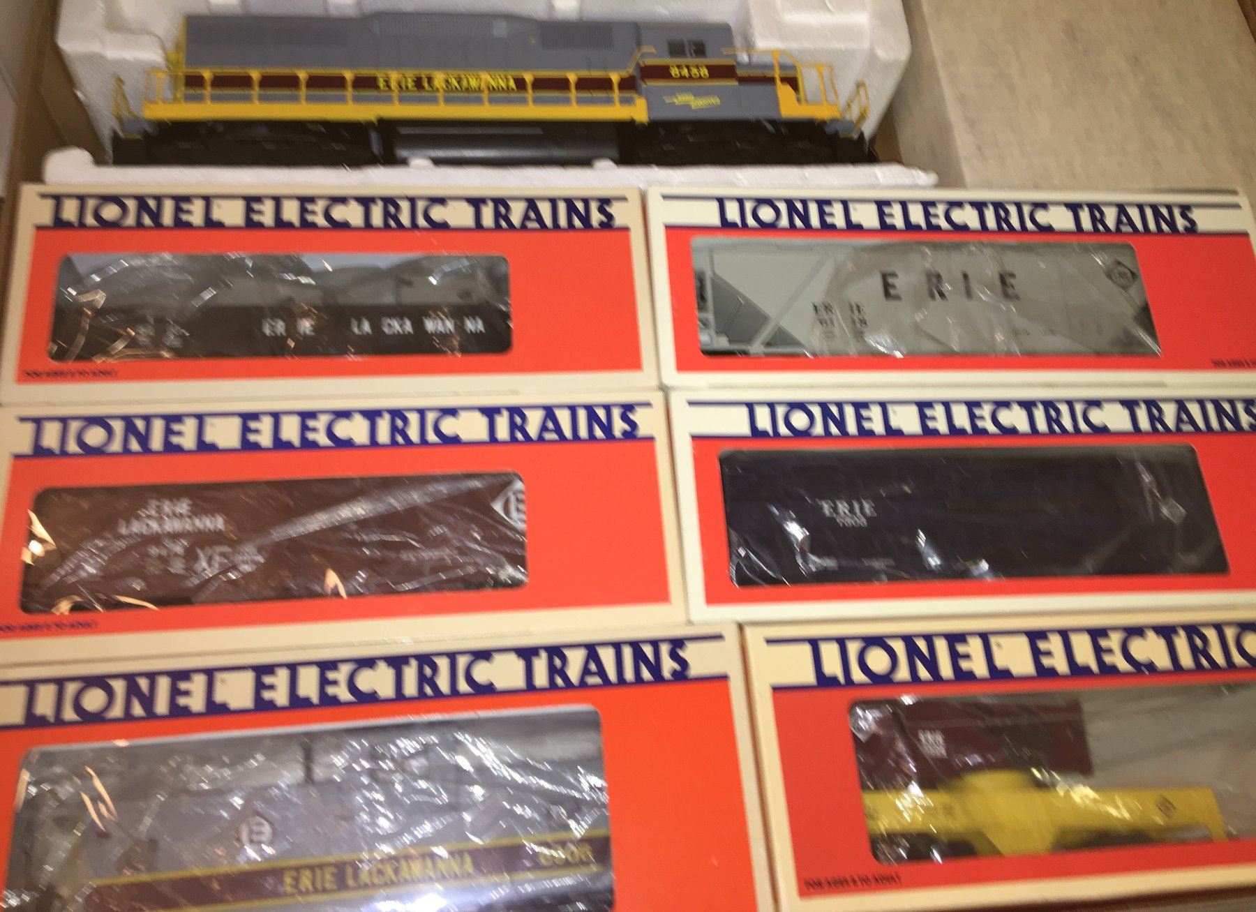 lionel erie lackawanna train set