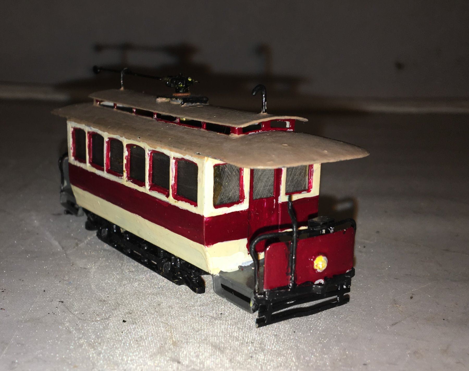 Brass HO Scale Trolley
