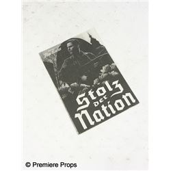 Inglourious Basterds 'Stolz der Nation' Nations Pride Black & White Paper Program Movie Props