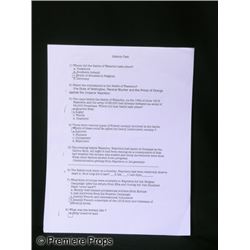 The Blind Side Michael (Quinton Aaron) History Test Movie Props