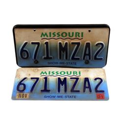 The Good Lie Carrie (Reese Witherspoon) License Plate Movie Props