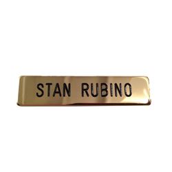 Sleepless Rubino's (Dermot Mulroney) Name Tag Movie Props