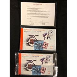 Lightning on Ice 75 Years of the NHL Book of Stamps (1992)