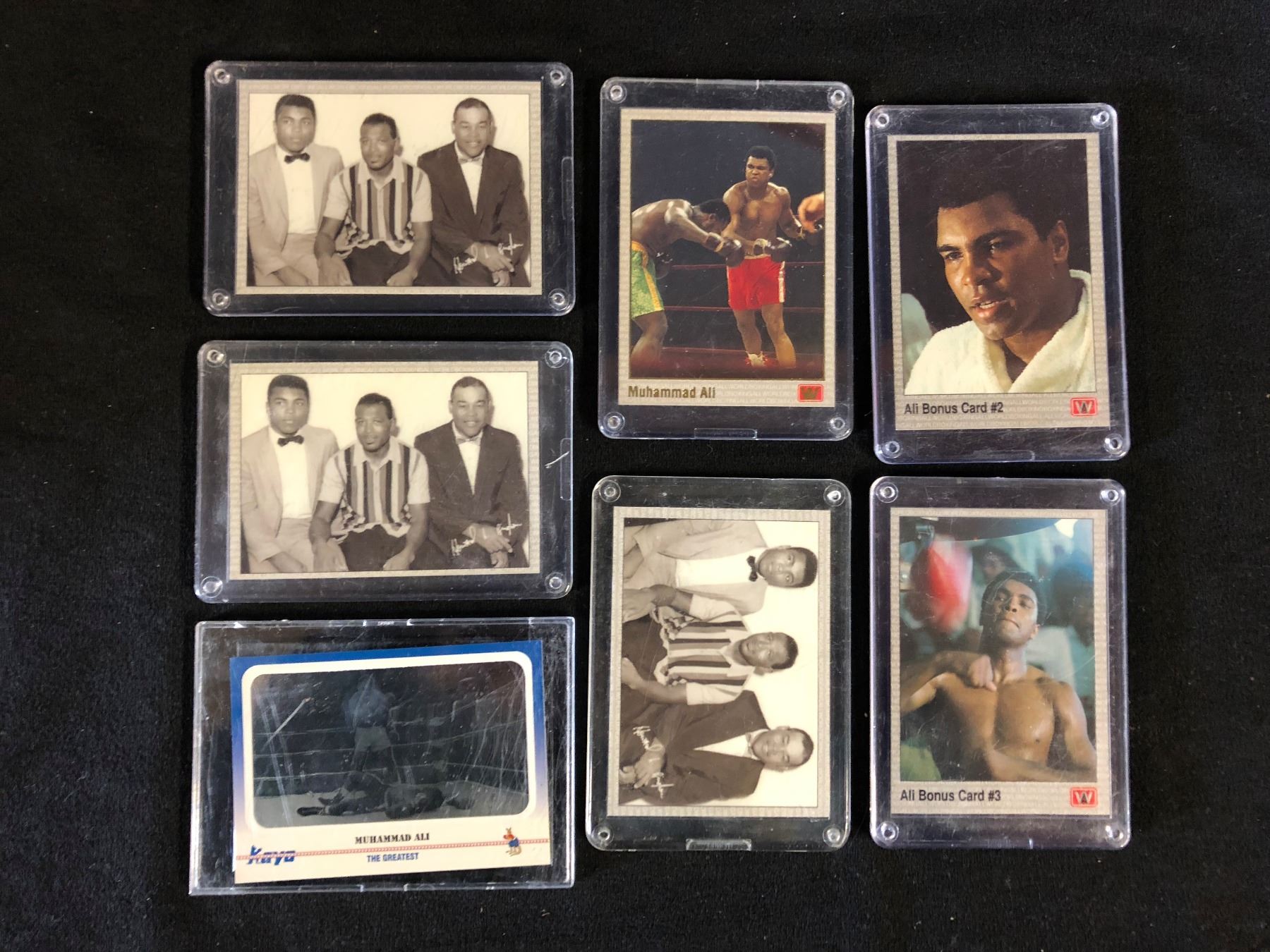 MUHAMMAD ALI BOXING TRADING CARDS