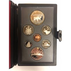 ROYAL CANADIAN MINT 1985 PROOF SET 7 PIECE COIN SET