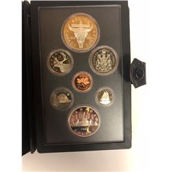 ROYAL CANADIAN MINT 1982 PROOF DOUBLE DOLLAR SET - CANADIAN 7-COIN SET