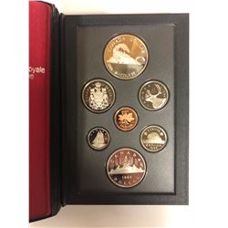 ROYAL CANADIAN MINT 1986  PROOF SET 7 PIECE COIN SET