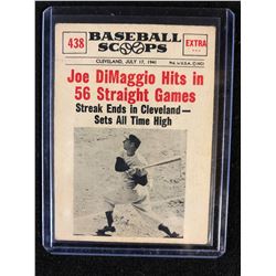 1961 Nu Card Scoops #438 - Joe Dimaggio