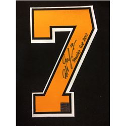 MILAN LUCIC AUTOGRAPHED JERSEY NUMBER INSCRIBED STANLEY CUP 2011 W/ COA