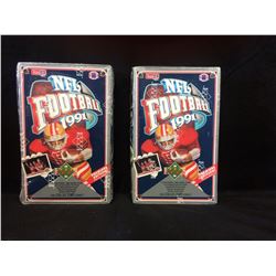 1991 NFL UPPER DECK CARDS SEALED BOX WAX PACKS