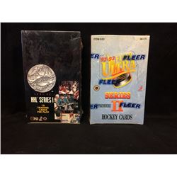 1991-92 NHL PRO SET SEALED BOX & 1992-93 NHL FLEER ULTRA