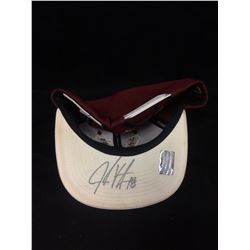 JAKE VIRTANEN AUTOGRAPHED VANCOUVER CANUCKS BASEBALL CAP W/ COA