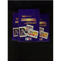 1991 MLB O-PEE-CHEE SEALED BOXES