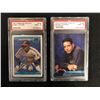 Image 1 : BASEBALL TRADING CARDS LOT (KENNY LOFTON MINT 9, MANNY RAMIREZ MINT 9) PSA