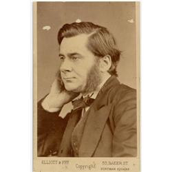 Elliott & Fry (fl. 1860-90's), THOMAS HENRY HUXLEY (1825-95), an albumen carte-de-visite with p...
